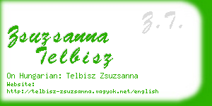 zsuzsanna telbisz business card